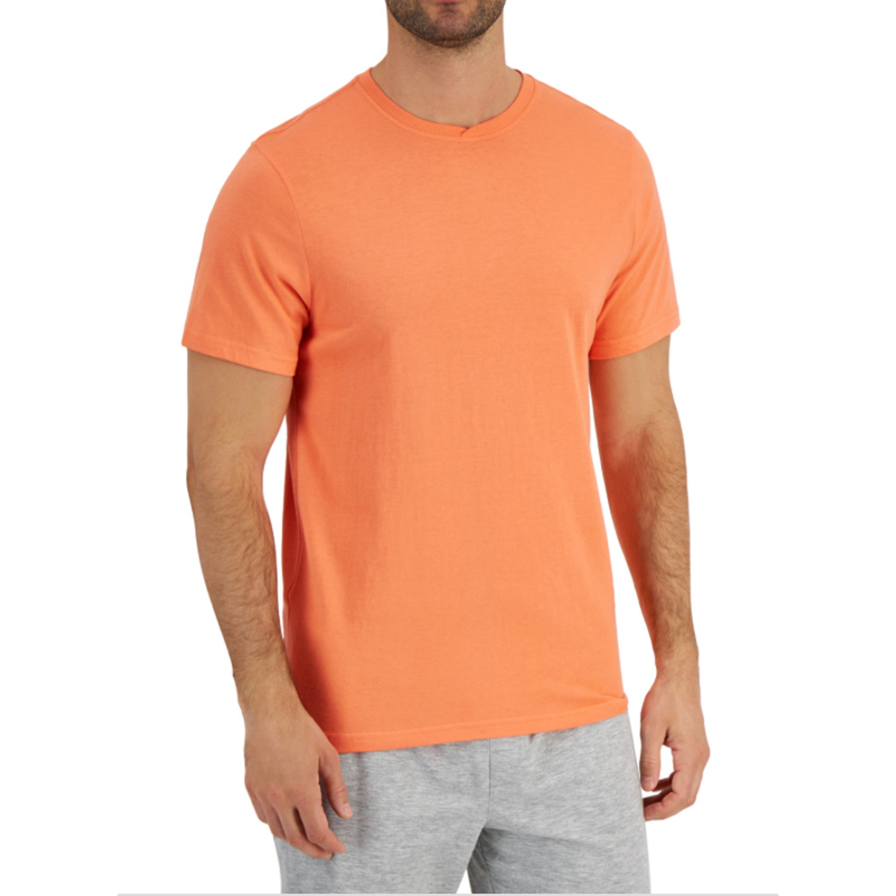 Club Room Men Solid Pajama T-Shirt Peach Echo Orange Size XL 3351